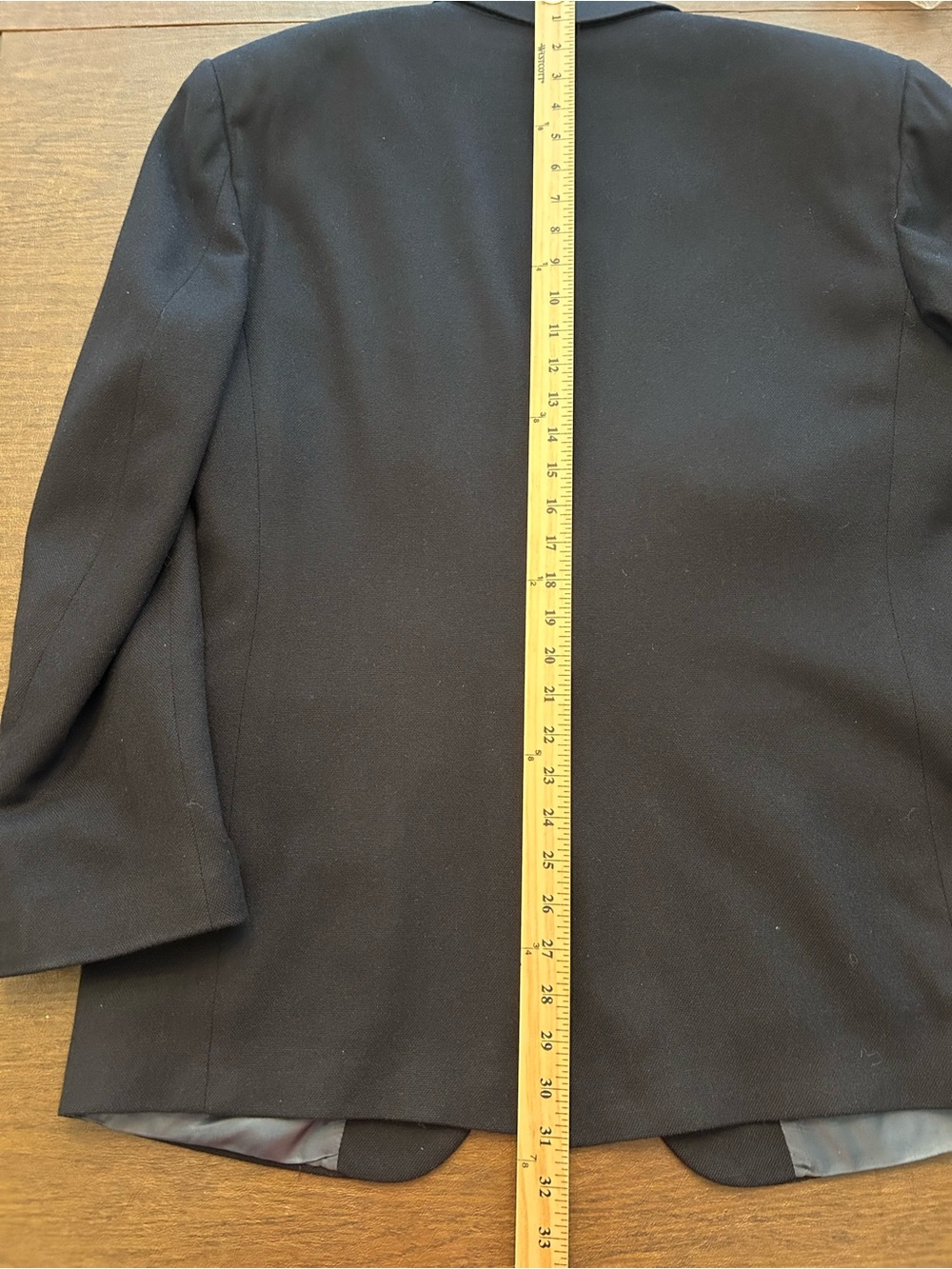 Neiman Marcus Navy Single-Breasted Men's Blazer 💯 % cashmere - Picture 11 of 12